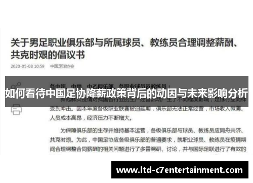 如何看待中国足协降薪政策背后的动因与未来影响分析